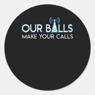 Sticker Rond Balles à escalade à tour de cellule faire vos appe