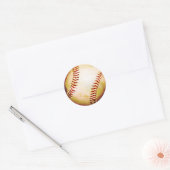 STICKER ROND BALLES DE BASEBALL (Enveloppe)