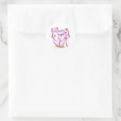 Sticker Rond Ballet (Sac)