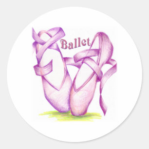 Sticker Rond Ballet