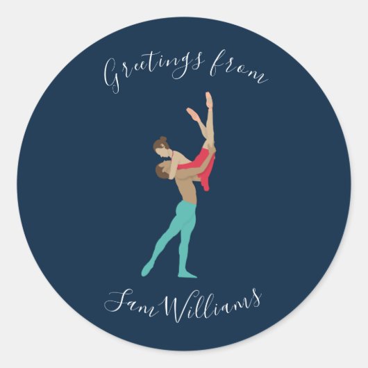 Sticker Rond Ballet (Devant)