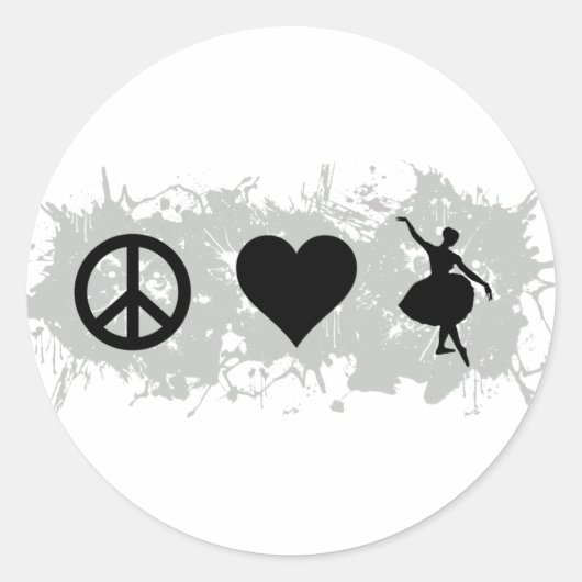 Sticker Rond Ballet 6 (Devant)