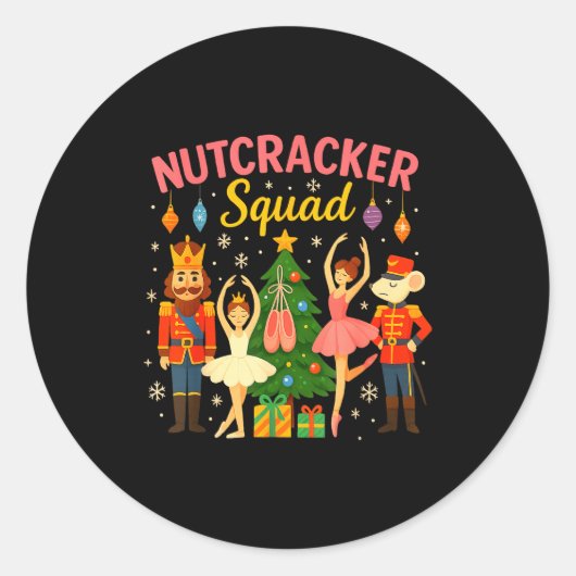 Sticker Rond Ballet Nutcracker Squad Christmas Costume For Kids (Devant)