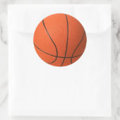 Sticker Rond Ballon de basket (Sac)