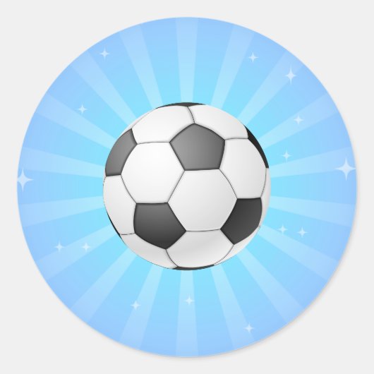 STICKER ROND BALLON DE FOOT (Devant)