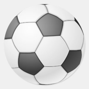 STICKER ROND BALLON DE FOOT