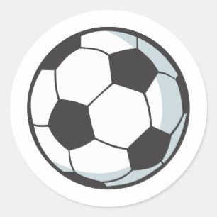 Sticker Rond Ballon de football