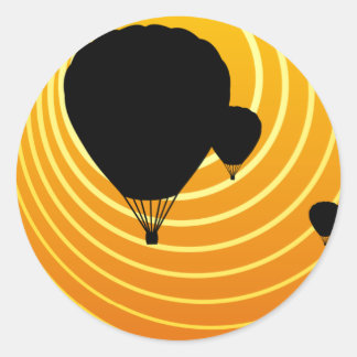 Sticker Rond ballon de la scène du soleil