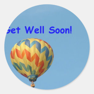 Sticker Rond Ballons, allez-y bientôt !