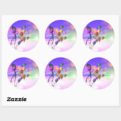 Sticker Rond Ballons d'anniversaire Sky (Feuille)