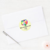 Sticker Rond Ballons dans le ciel (Enveloppe)