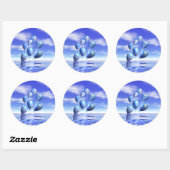 Sticker Rond Ballons du monde du jour des terres (Feuille)