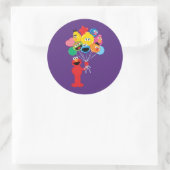 Sticker Rond Ballons Elmo (Sac)