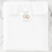 Sticker Rond Ballons Pastels Merci (Sac)