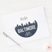 Sticker Rond Baltimore (Enveloppe)