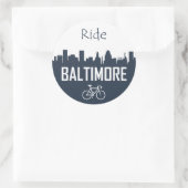 Sticker Rond Baltimore (Sac)