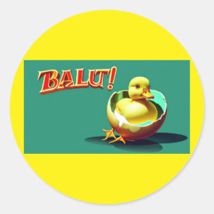 Sticker Rond Balut ! Une délicatesse philippine