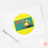 Sticker Rond Balut ! Une délicatesse philippine (Enveloppe)