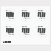 STICKER ROND BAMACROSS BF RETRO (Feuille)
