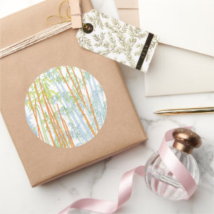 Sticker Rond Bamboo 3