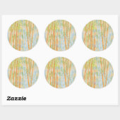 Sticker Rond Bambou 2 (Feuille)