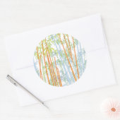 Sticker Rond Bambou 3 (Enveloppe)