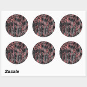 Sticker Rond Bambou 5 (Feuille)
