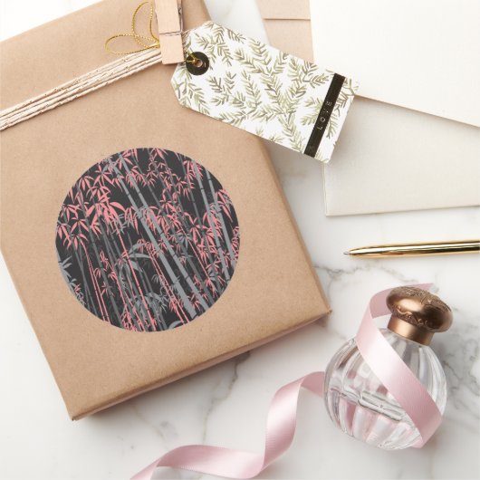Sticker Rond Bambou 5 (Cadeaux)