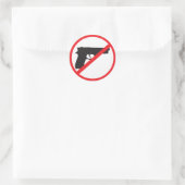 Sticker Rond Ban Guns Anti-Gun Pacifist (Sac)