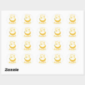 Sticker Rond Banana Love (Feuille)