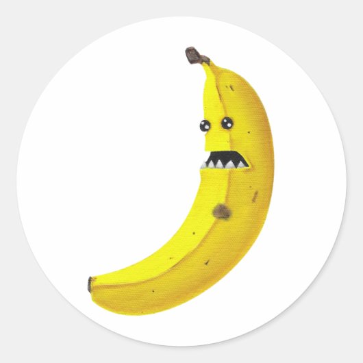 Sticker Rond Bananaargh (Devant)