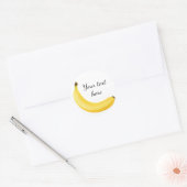 Sticker Rond Banane (Enveloppe)