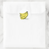 Sticker Rond Banane (Sac)