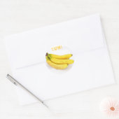 STICKER ROND BANANE ! ! ! (Enveloppe)