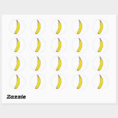 Sticker Rond banane (Feuille)