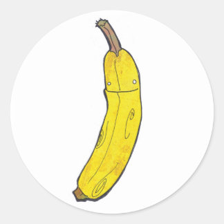Sticker Rond banane