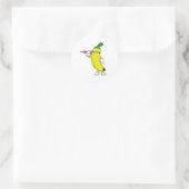 Sticker Rond Banane aux fléchettes avec fléchettes (Sac)