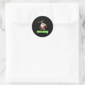 Sticker Rond Banane singe (Sac)
