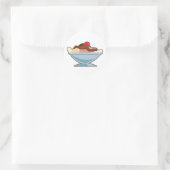 Sticker Rond banane split (Sac)