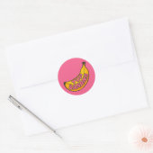 Sticker Rond Banane supérieure (Enveloppe)
