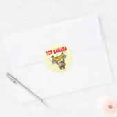 Sticker Rond Banane supérieure (Enveloppe)