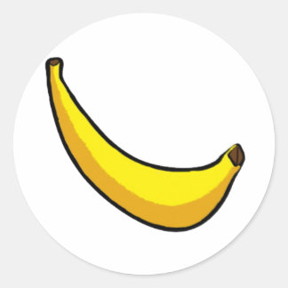 Sticker Rond Bananes