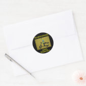 STICKER ROND BANANES COOL DE BASINGSTOKE (Enveloppe)