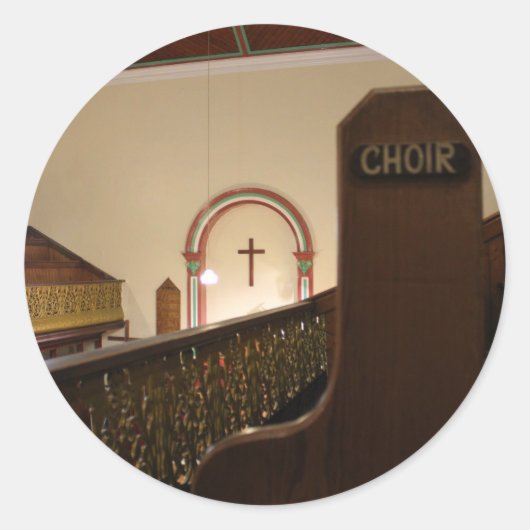 Sticker Rond banc chorale (Devant)