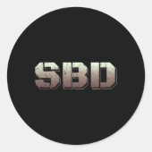 Sticker Rond Banc Sbd Squat Deadlift (Devant)