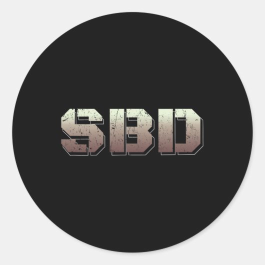 Sticker Rond Banc Sbd Squat Deadlift (Devant)