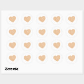 Sticker Rond Bandage cardiaque (Feuille)