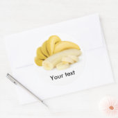 Sticker Rond Bande de banane (Enveloppe)
