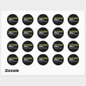 Sticker Rond Bande de marquage (Feuille)