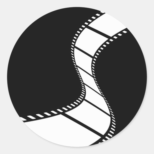 Sticker Rond Bande film (Devant)